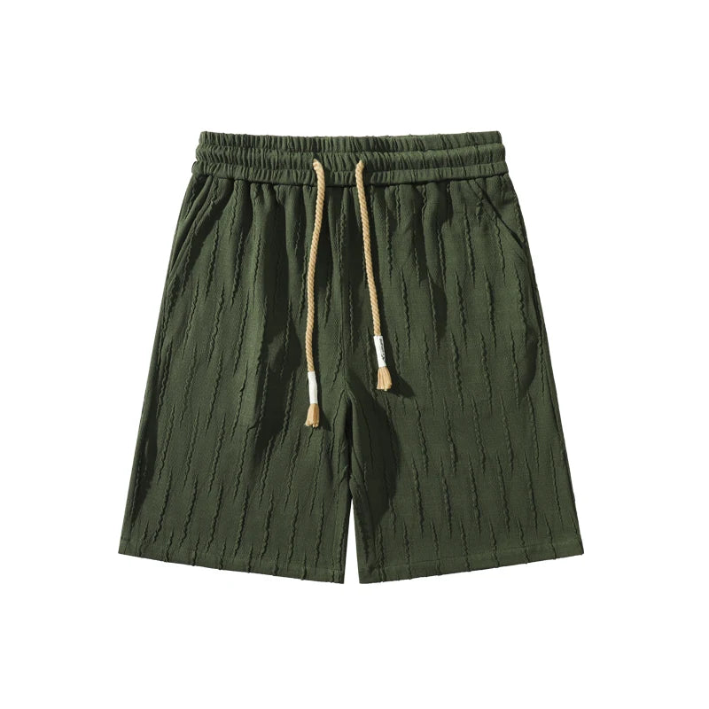 Men's Casual Shorts Twill Chino Summer Sweatpants Harajuku Casual Track Shorts Hip Hop Streetwear Baggy Short