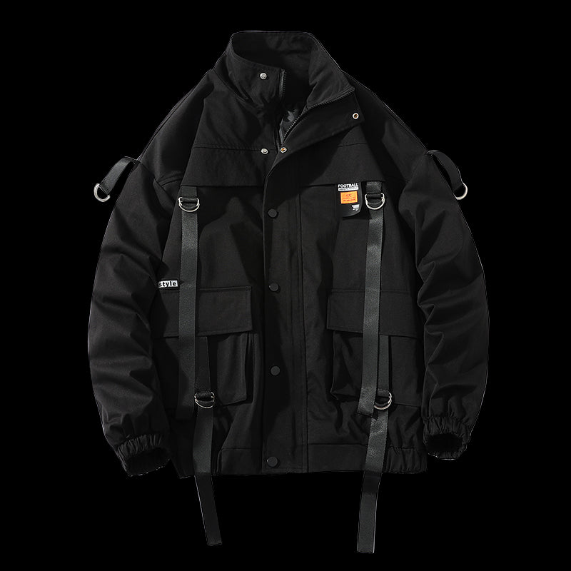 Top Quality Thick Winter 2022 NEW High Street Oversize coat Men's Long Sleeve Loose Jacket Trend Waterproof Windproof