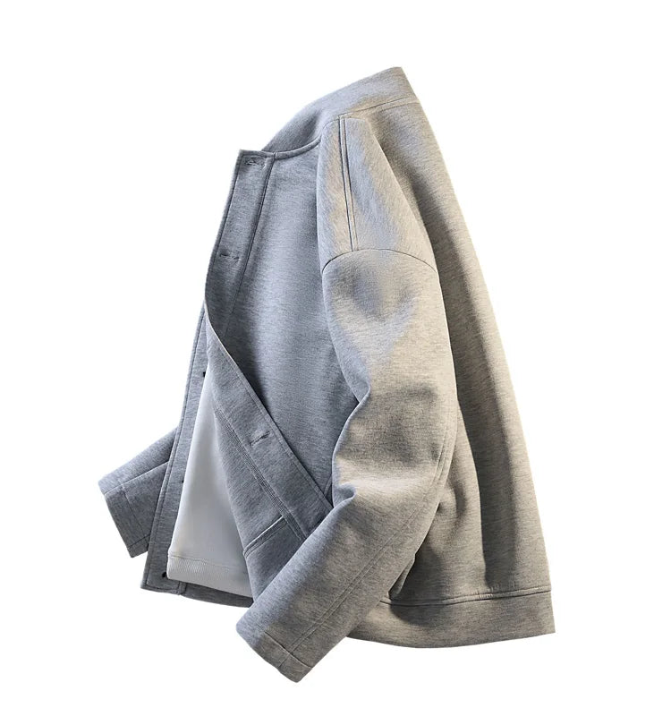 2025 New Autumn Winter Men's Hooded Sweatshirt Oversized Button Jacket Unisex Streetwear Casual Outerwear