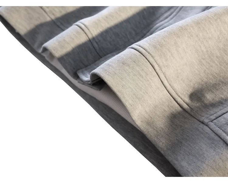 2025 New Autumn Winter Men's Hooded Sweatshirt Oversized Button Jacket Unisex Streetwear Casual Outerwear