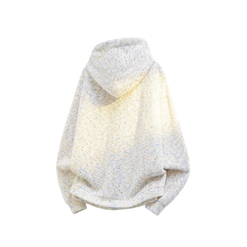 2025 New Arrival Striped Knit Cardigan Men Knitted Button-Front Long-Sleeve Knit Top Rainbow Polka Dot Oversized Jacket