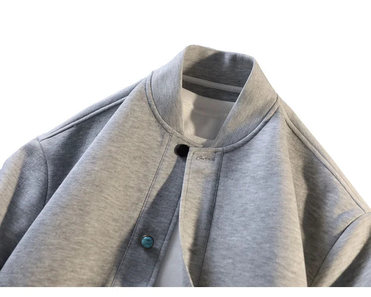 2025 New Autumn Winter Men's Hooded Sweatshirt Oversized Button Jacket Unisex Streetwear Casual Outerwear